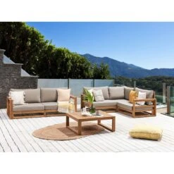 Beliani Tuintafel TIMOR - Lichte Houtkleur Acaciahout 7 Beliani Tuintafel TIMOR - Lichte Houtkleur Acaciahout -Tuinmeubelwinkel 014cc118d47843c3af625e4b7fc377fa