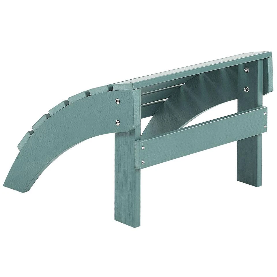 Beliani Voetenbankje ADIRONDACK - Blauw Kunsthout 4 Beliani Voetenbankje ADIRONDACK - Blauw Kunsthout - Afbeelding 4