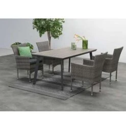 Garden Impressions Penedo Tuintafel 160x90 Cm - Zwart 7 Garden Impressions Penedo Tuintafel 160x90 Cm - Zwart -Tuinmeubelwinkel 1000003879 0104