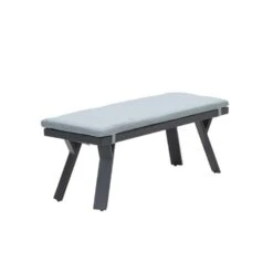 Garden Impressions Senja Sport Tuinbankje 110x40xH45 - Mint Grijs -Tuinmeubelwinkel 1000025704 0103
