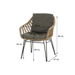 4 Seasons Cottage Tuinstoel (1 St.) -Tuinmeubelwinkel 1000031704 0102