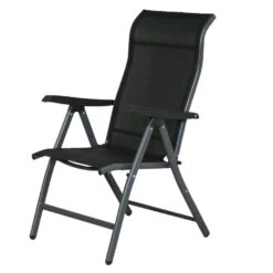 SenS-Line Sardinië Verstelbare Tuinstoel - Zwart