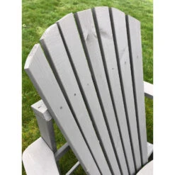 SenS-Line Adirondack Dubbele Tuinstoel - Hout - Grijs -Tuinmeubelwinkel 1000038286 0102