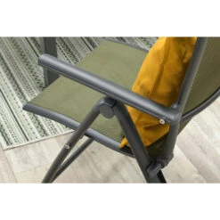 Garden Impressions Santos Tuinstoel Verstelbaar - Mos Groen -Tuinmeubelwinkel 1000040801 0103