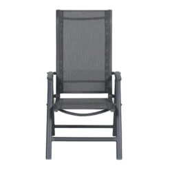 Garden Impressions Santos Verstelbare Tuinstoel - Donker Grijs -Tuinmeubelwinkel 1000040802 0102