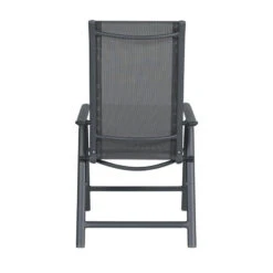 Garden Impressions Santos Verstelbare Tuinstoel - Donker Grijs -Tuinmeubelwinkel 1000040802 0103