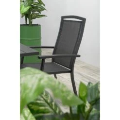 Garden Impressions Rosa Tuinstoel Verstelbaar - Antraciet -Tuinmeubelwinkel 1000040803 0102