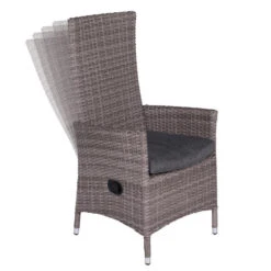 Garden Impressions Nice Verstelbare - Stoel Grijs -Tuinmeubelwinkel 1000040804 0104