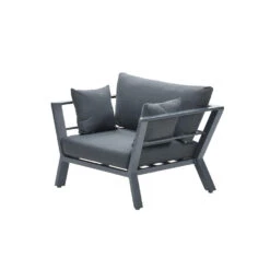 Garden Impressions Hiko Lounge Tuinstoel - Donker Grijs -Tuinmeubelwinkel 1000040934 0103