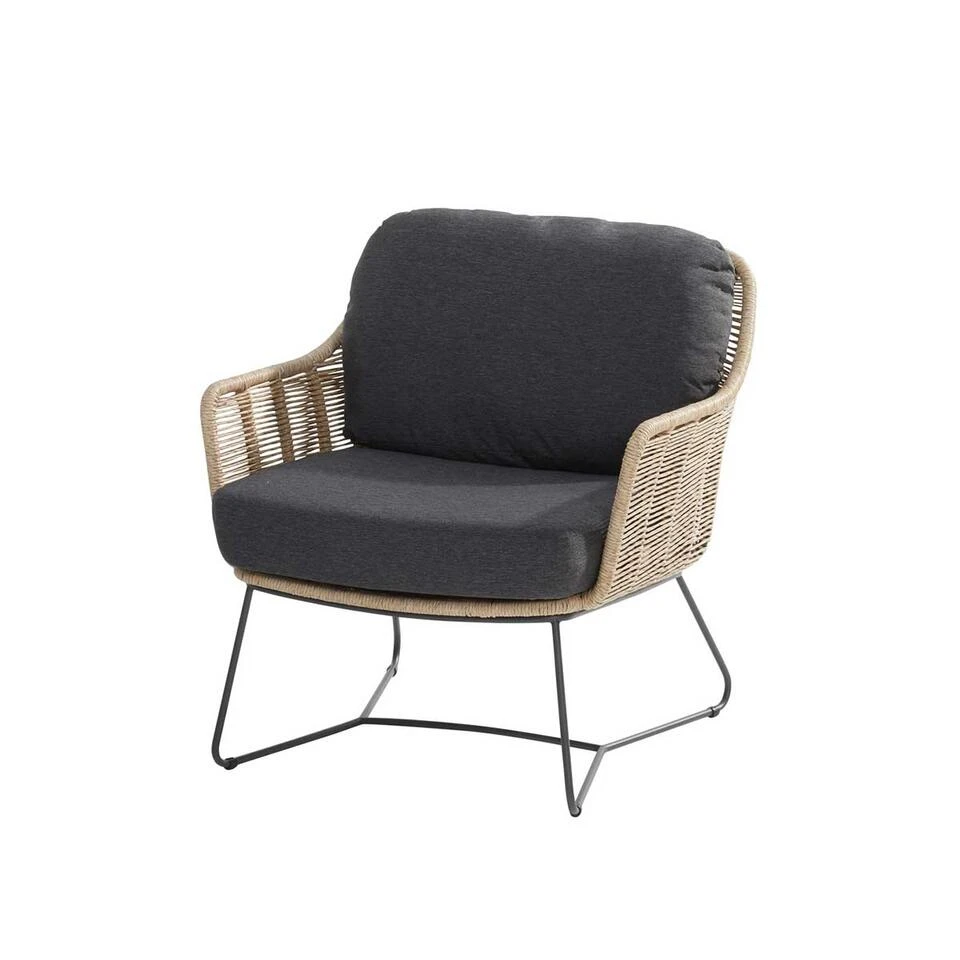 4 Seasons Outdoor Belmond Loungestoel - Natural 2 4 Seasons Outdoor Belmond Loungestoel - Natural - Afbeelding 2