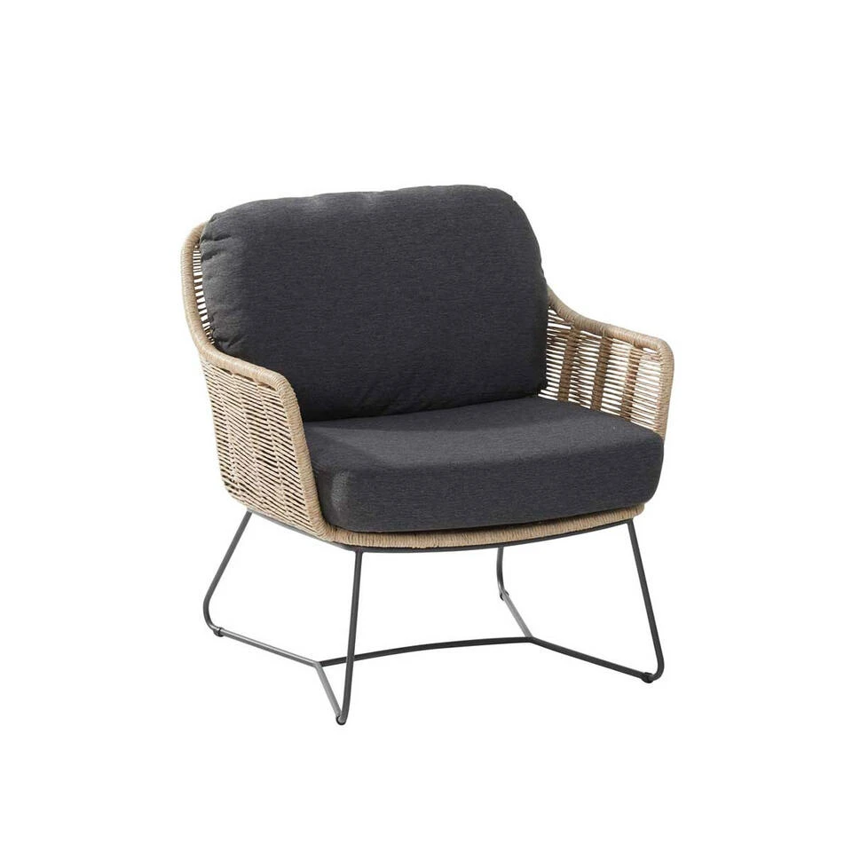 4 Seasons Outdoor Belmond Loungestoel - Natural 1 4 Seasons Outdoor Belmond Loungestoel - Natural