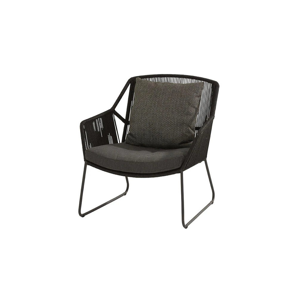 4 Seasons Accor Loungestoel - Antraciet 1 4 Seasons Accor Loungestoel - Antraciet