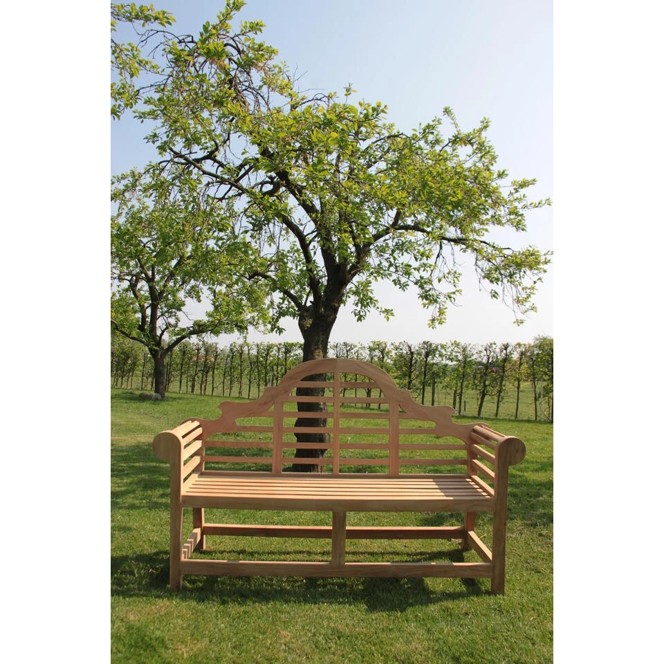 Livingfurn - Tuinbank Marlboro Bench - 45x150x90 - Teakhout 2 Livingfurn - Tuinbank Marlboro Bench - 45x150x90 - Teakhout - Afbeelding 2