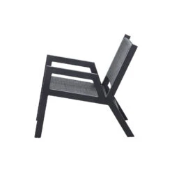 WOOOD Pem Fauteuil Outdoor - Aluminium - Zwart - Set Van 2 -Tuinmeubelwinkel 1000047924 0102