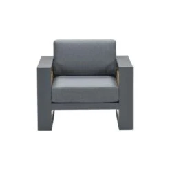 Garden Impressions Solo Lounge Fauteuil - Carbon Black/Mystic Grey -Tuinmeubelwinkel 1000048695 0102