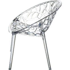 Siesta Crystal Stapelbare Stoel - Transparant -Tuinmeubelwinkel 1000048814 0103