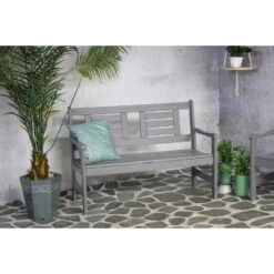 SenS-Line - Boulogne 2-zitsbank Grey FSC 100% - Grijs -Tuinmeubelwinkel 1000050054 0101