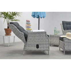 Garden Impressions Santa Rosa Relax Lounge Tuinstoelen - Grijs -Tuinmeubelwinkel 1000052351 0103