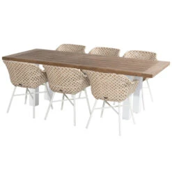 Hartman Yasmani Dining Tuintafel - 240x100 Cm. - White -Tuinmeubelwinkel 1000053249 0103