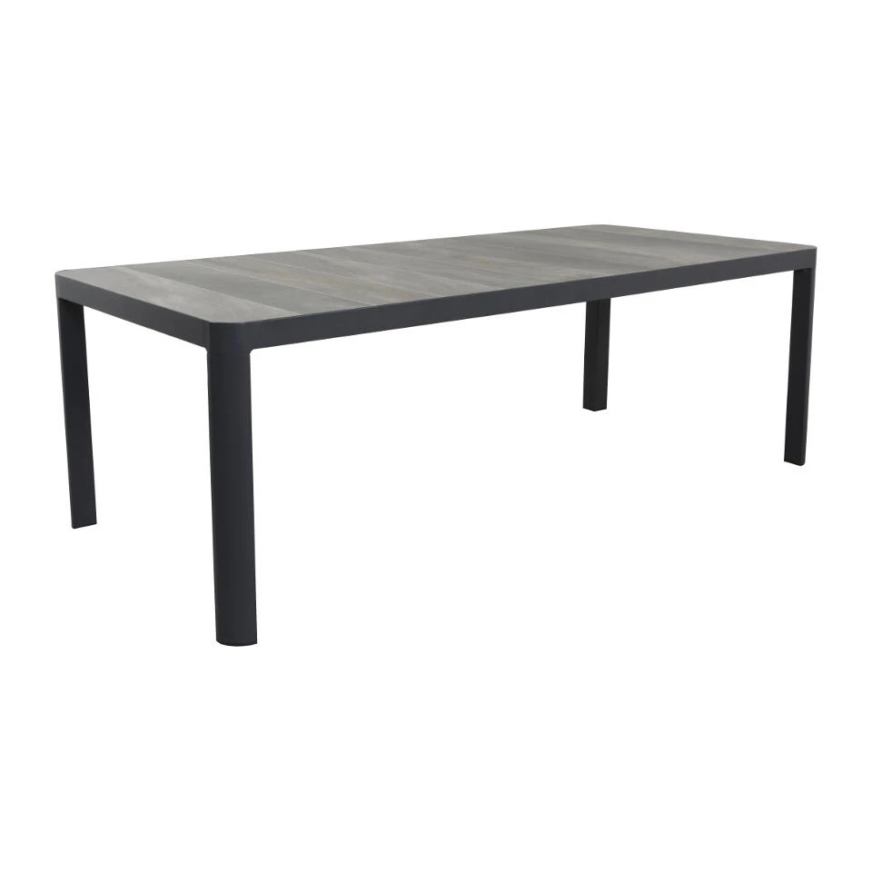 VDG Queens Tuintafel Antraciet - 220 X 100 Cm 1 VDG Queens Tuintafel Antraciet - 220 X 100 Cm