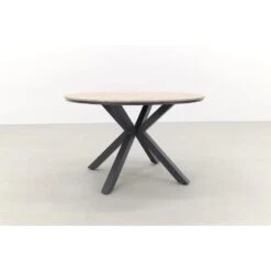 Garden Impressions Edison Tuintafel - 122 Cm. Rond -Tuinmeubelwinkel 1000053585 0101