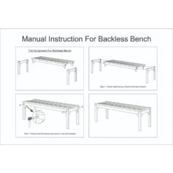 Giga Meubel Tuinbank Teakhout - Naturel - 120cm - Bank Madison -Tuinmeubelwinkel 1000054250 0102