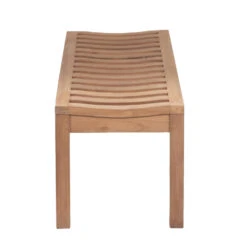 Giga Meubel Tuinbank Teakhout - Naturel - 120cm - Bank Madison -Tuinmeubelwinkel 1000054250 0103