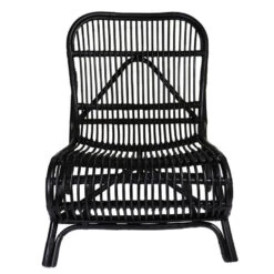 Giga Meubel Loungestoel Rotan Zwart - 65x71x78cm -Tuinmeubelwinkel 1000057066 0101