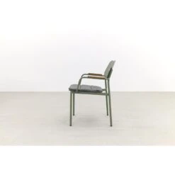 GreenChair Courage Dining Chair - Teak Armleuning - Green -Tuinmeubelwinkel 1000058437 0103