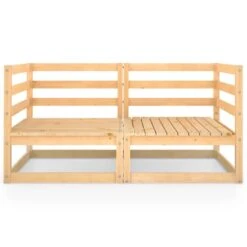 VidaXL Tuinbank 2-zits Massief Grenenhout -Tuinmeubelwinkel 1000060787 0102