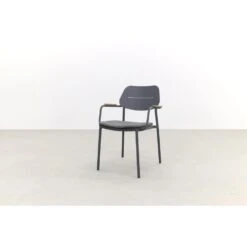 GreenChair Courage Dining Chair - Teak Armleuning - Antraciet -Tuinmeubelwinkel 1000061355 0101
