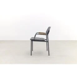 GreenChair Courage Dining Chair - Teak Armleuning - Antraciet -Tuinmeubelwinkel 1000061355 0102