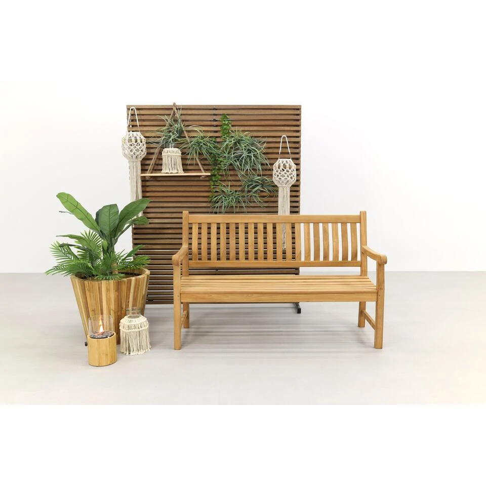 VDG Teakhouten Tuinbank Patrick - 150 Cm 3 VDG Teakhouten Tuinbank Patrick - 150 Cm - Afbeelding 3