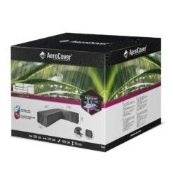 Aerocover Loungesethoes L-vorm 355x275 Cm - Rechts -Tuinmeubelwinkel 1000073211 0102