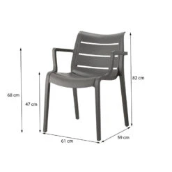 Scab Sunset Tuinstoel - Antraciet -Tuinmeubelwinkel 1000074487 0101