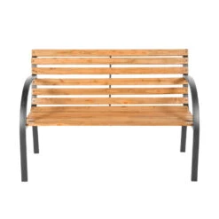 Tectake - Tuinbank - 123x 64x 82 Cm - Hout -Tuinmeubelwinkel 1000078026 0103