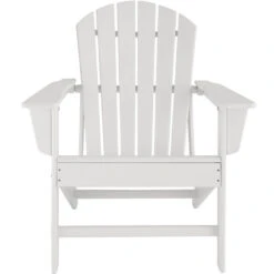 Tectake - 2 Tuinstoelen Janis Met Tafel - Houtlook - Wit -Tuinmeubelwinkel 1000078042 0102