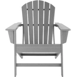 Tectake - 2 Tuinstoelen Janis Met Tafel - Houtlook - Grijs -Tuinmeubelwinkel 1000078050 0102