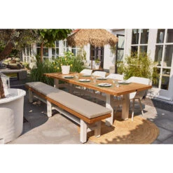 Hartman Yasmani Bank - 300x45 Cm. - White -Tuinmeubelwinkel 1000084619 0103