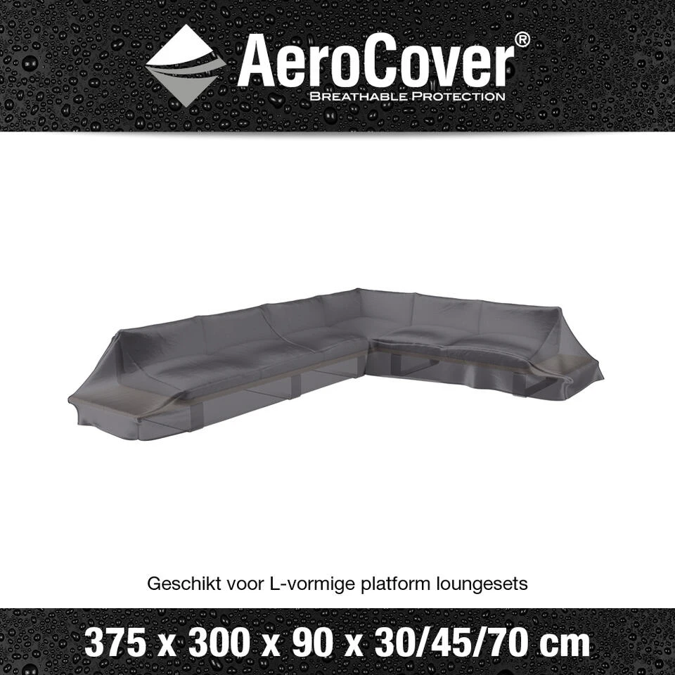 Aerocover Platform Loungesethoes 375x300 Cm - Rechts 2 Aerocover Platform Loungesethoes 375x300 Cm - Rechts - Afbeelding 2