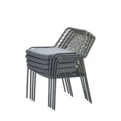 Garden Impressions Ross Tuinstoel Mosgroen - 4 Stuks -Tuinmeubelwinkel 1000087863 0103