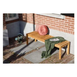 Exotan 3-Zits Tuinbankje Comfort - Teak - Naturel - 44x150x45 -Tuinmeubelwinkel 1000088949 0102