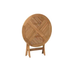 Exotan Inklaptafel Tuin Folding - Teak - Naturel - 75x80x80 -Tuinmeubelwinkel 1000088981 0102