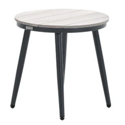 Garden Impressions Lucas Bijzettafel Ø50 - Light Teak Imowood