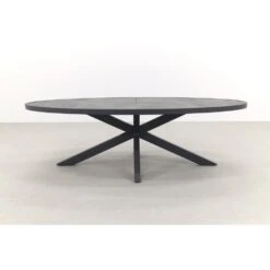 VDG Silva Ovale Tuintafel - 240 X 115 Cm -Tuinmeubelwinkel 1000092299 0102