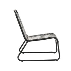 Relax Tuinstoel Met Voetenbank Lia Touw Zwart - 78x70x84 Cm - Touw - Zwart 7 Relax Tuinstoel Met Voetenbank Lia Touw Zwart - 78x70x84 Cm - Touw - Zwart -Tuinmeubelwinkel 1000092400 0103