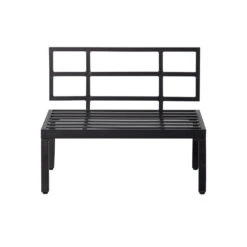 WOOOD Loungebankje Buiten George - Aluminium - Zwart - 73x90x83 6 WOOOD Loungebankje Buiten George - Aluminium - Zwart - 73x90x83 -Tuinmeubelwinkel 1000093832 0102