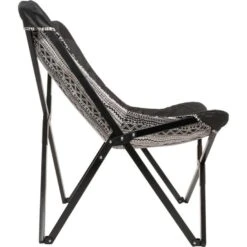 Aztec Vlinderstoel Zwart/wit - Stof - Zwart -Tuinmeubelwinkel 1000094343 0103