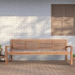 CLP Teakbank Halden 240 Cm -Tuinmeubelwinkel 1000095887 0102