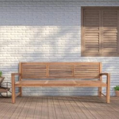 CLP Teakbank Halden 220 Cm -Tuinmeubelwinkel 1000095888 0102